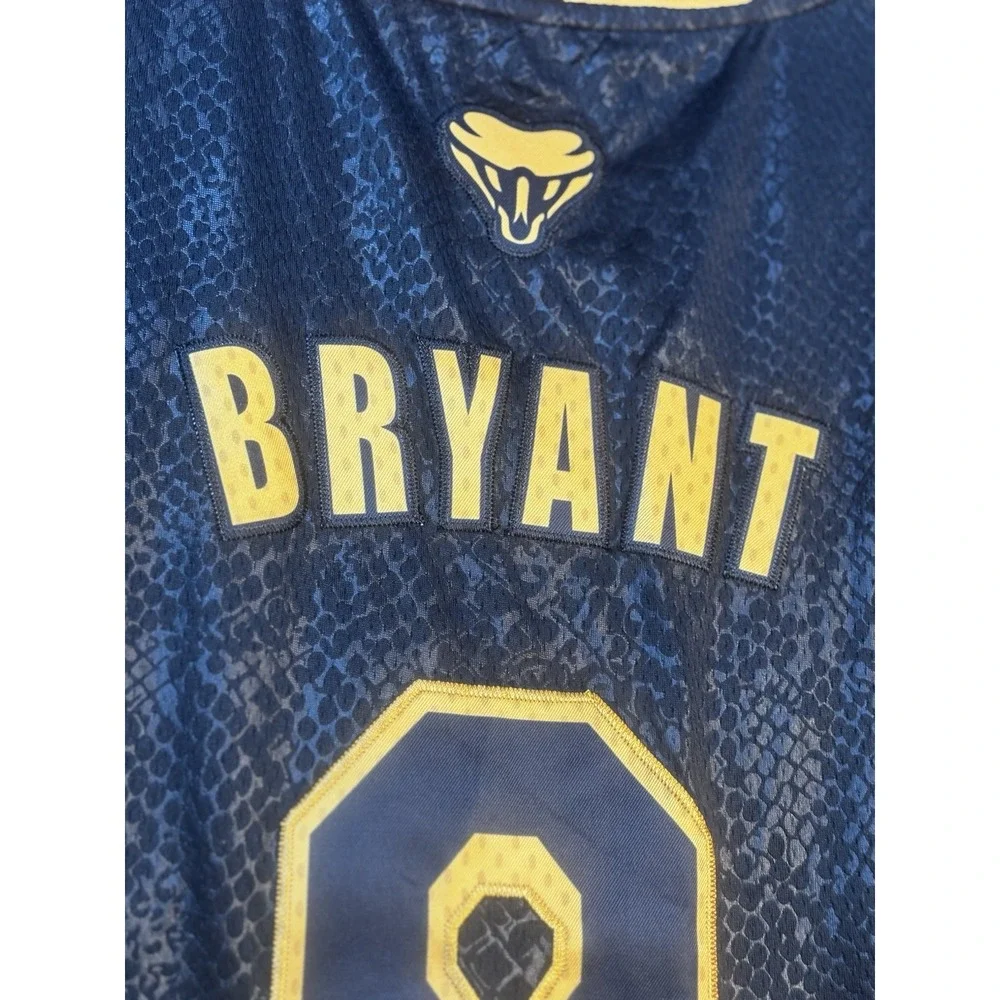Kobe Bryant #8 Black Mamba Jersey Men's Medium Special Edition Yellow Basketball